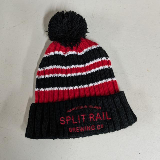 red & black toque